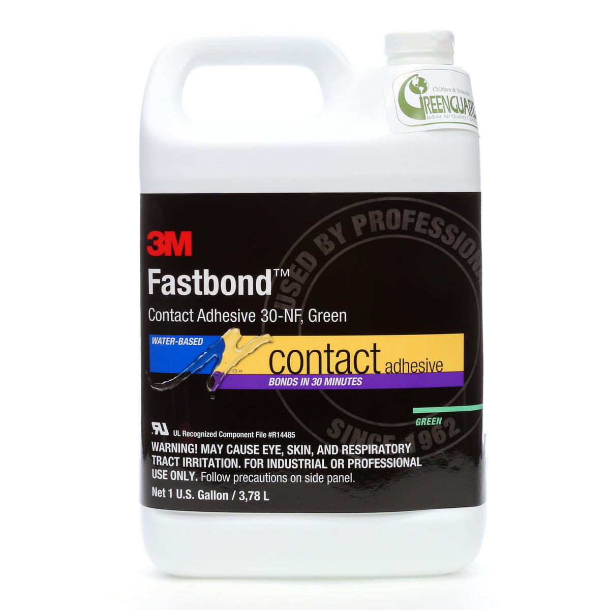 3M 30NF 3M Fastbond Contact Adhesive 30NF, Green Color, 1 gal (3.78 L) Can