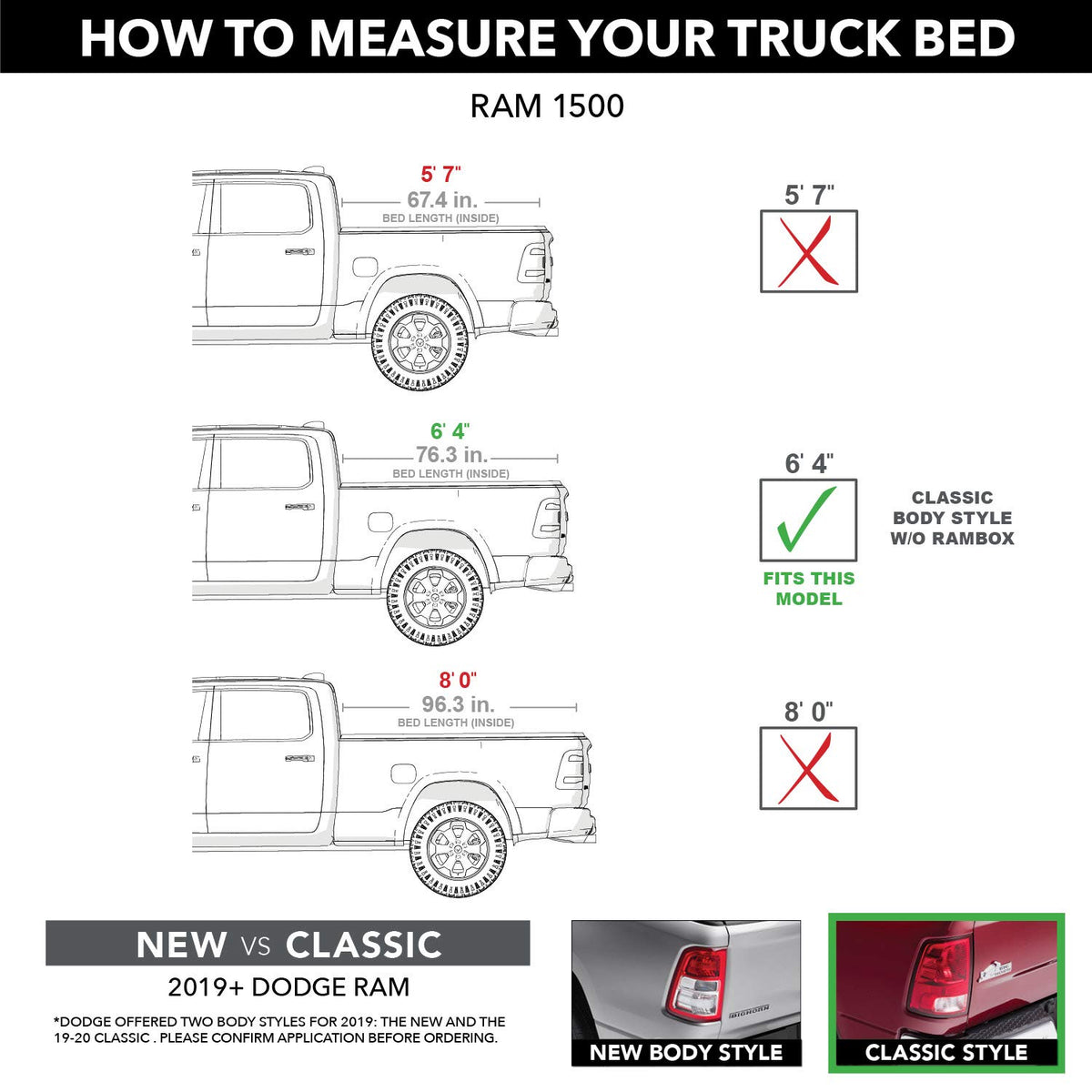 Retrax 80232 RealTruck Retrax RetraxPRO MX Retractable Truck Bed Tonneau Cover – 80232 – Fits 2009 - 2018 Dodge Ram 1500, 2010-21 2500/3500 6' 4" Bed (76.3")