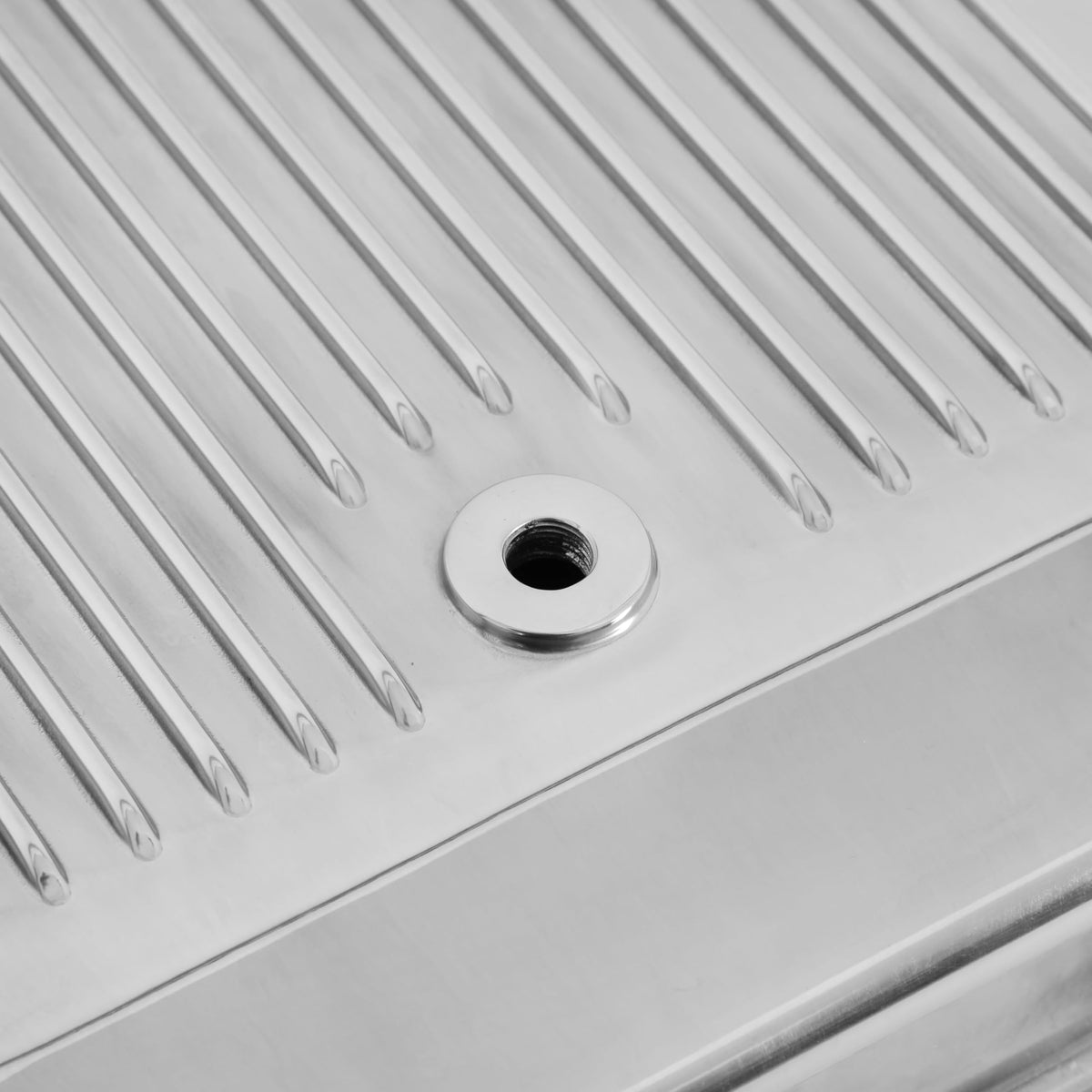 MR GASKET 9791G Mr. Gasket 9791G Transmission Oil Pan - Polished Aluminum