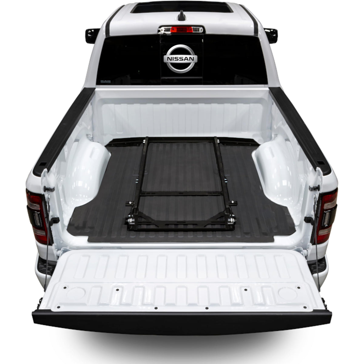 Bedslide BSA-FRONTIER2013 Bedslide No-Drill Truck Bed Brackets, for Truck Bed Organizer, Fits Nissan Frontier, Years 2013-2024, 5' or 6' Truck Bed, Black