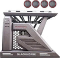 Black Horse Off Road Armour II Roll Bar W/Basket Kit Black Compatible with 2005-2021 Nissan Frontier-AR2-05BA3-PLFR