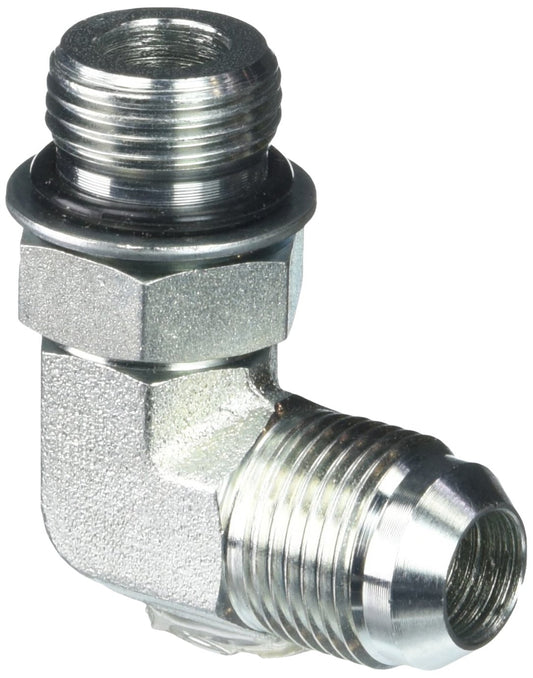 Gates G60312-1010 Male O Ring Boss to Male Jic 37 Flare 90 (SAE
