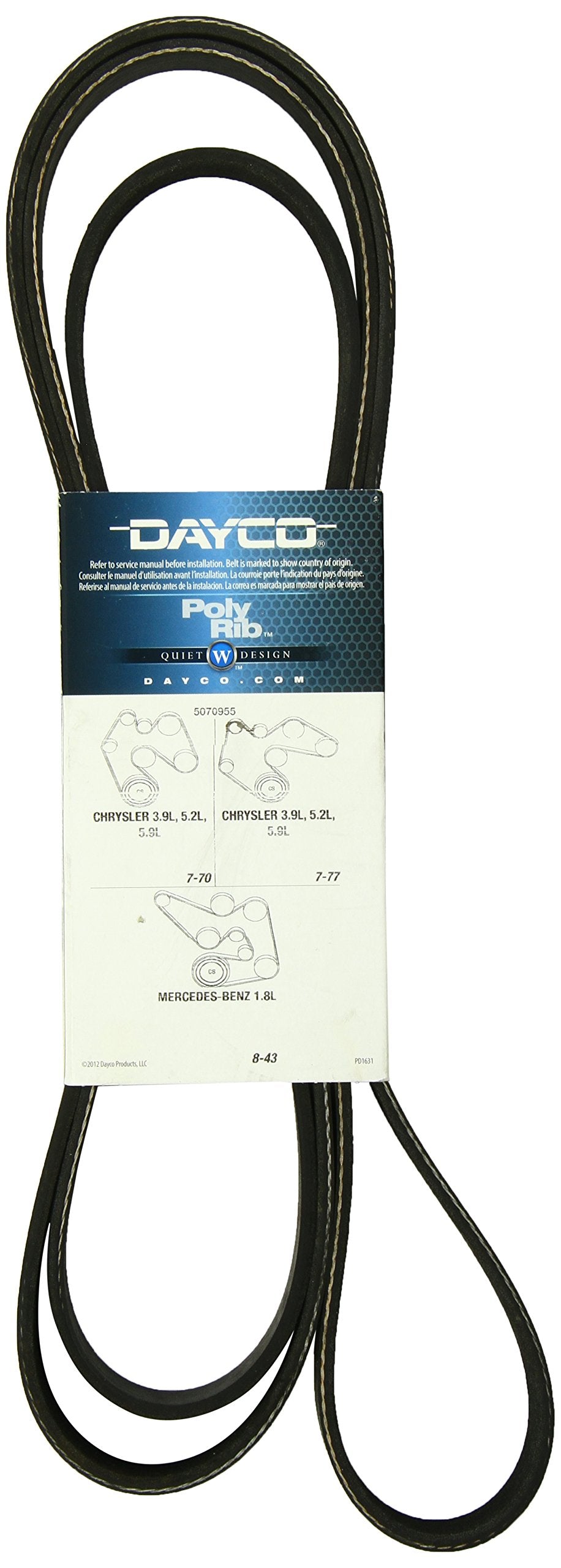 Dayco 5070955 DODGE/M-BENZ 1.8/3.9/5.2/5.9L