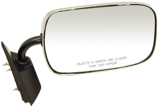 DORMAN 955-188 Dorman 955-188 Passenger Side Manual Door Mirror - Folding Compatible with Select Chevrolet / GMC Models, Black and Chrome