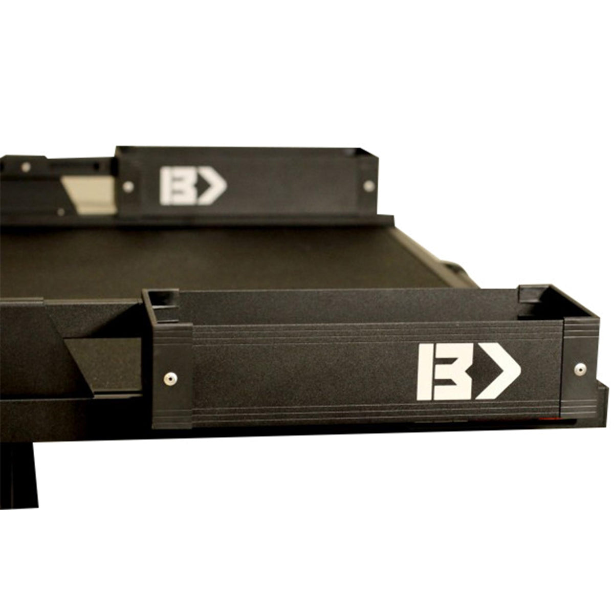 Bedslide BSA-MKB Bedslide Bedbin Mini Kix Truck Bed Organizer, Storage Bin Attachments, 2 Boxes for Additional 7x18 Inches of Space on Each Side, Black