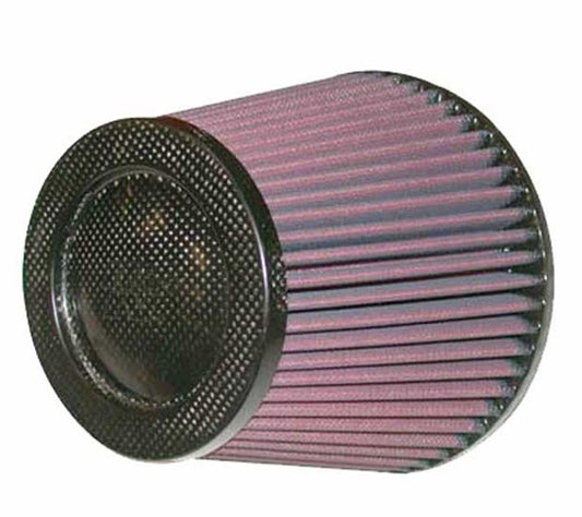 K&N FILTER RP-5113 K&N High-Flow Original Lifetime Universal Air Filter - Carbon Fiber Top: High Performance, Premium: Flange Diameter: 5 In, Filter Height: 5.625 In, Flange Length: 1 In, Shape: Round Tapered, RP-5113