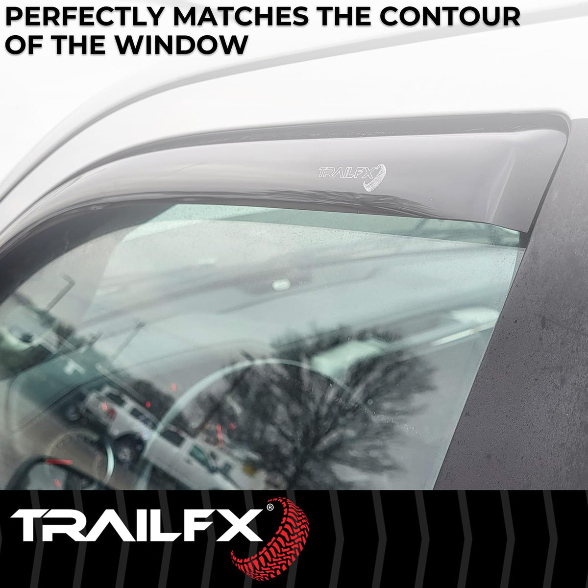TrailFX 4101IC Window Rainguards