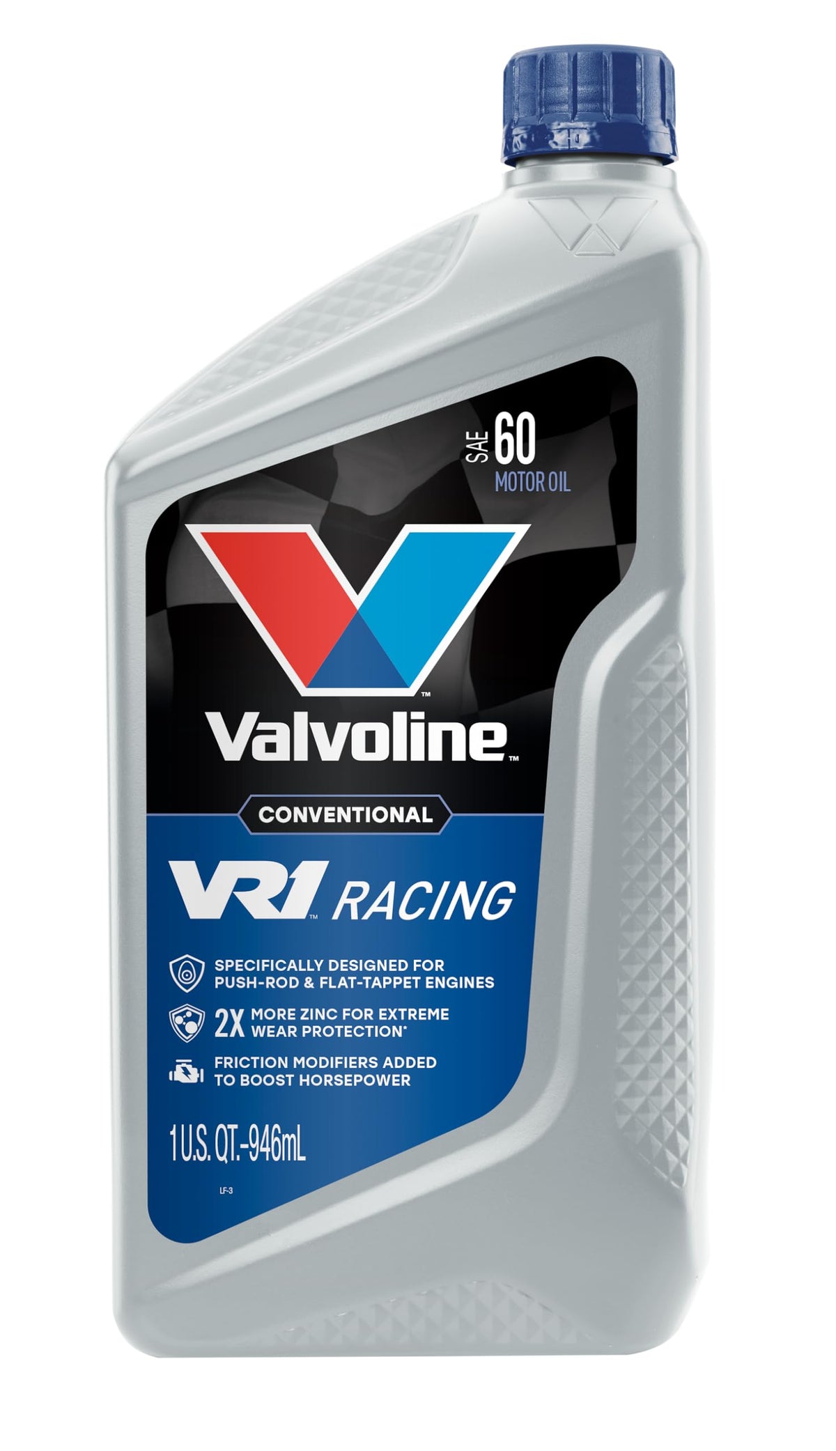 VALVOLINE 822403 Valvoline VR1 Racing SAE 60 Motor Oil 1 QT, Case of 6