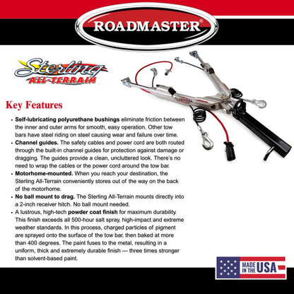 ROADMASTER 576 Roadmaster 576 Sterling All Terrain Tow Bar
