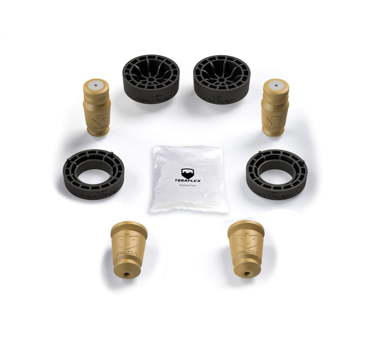 TERAFLEX 1165002 TeraFlex JL ST1 2DR Sport ST1 Spacer Lift System, No Shocks
