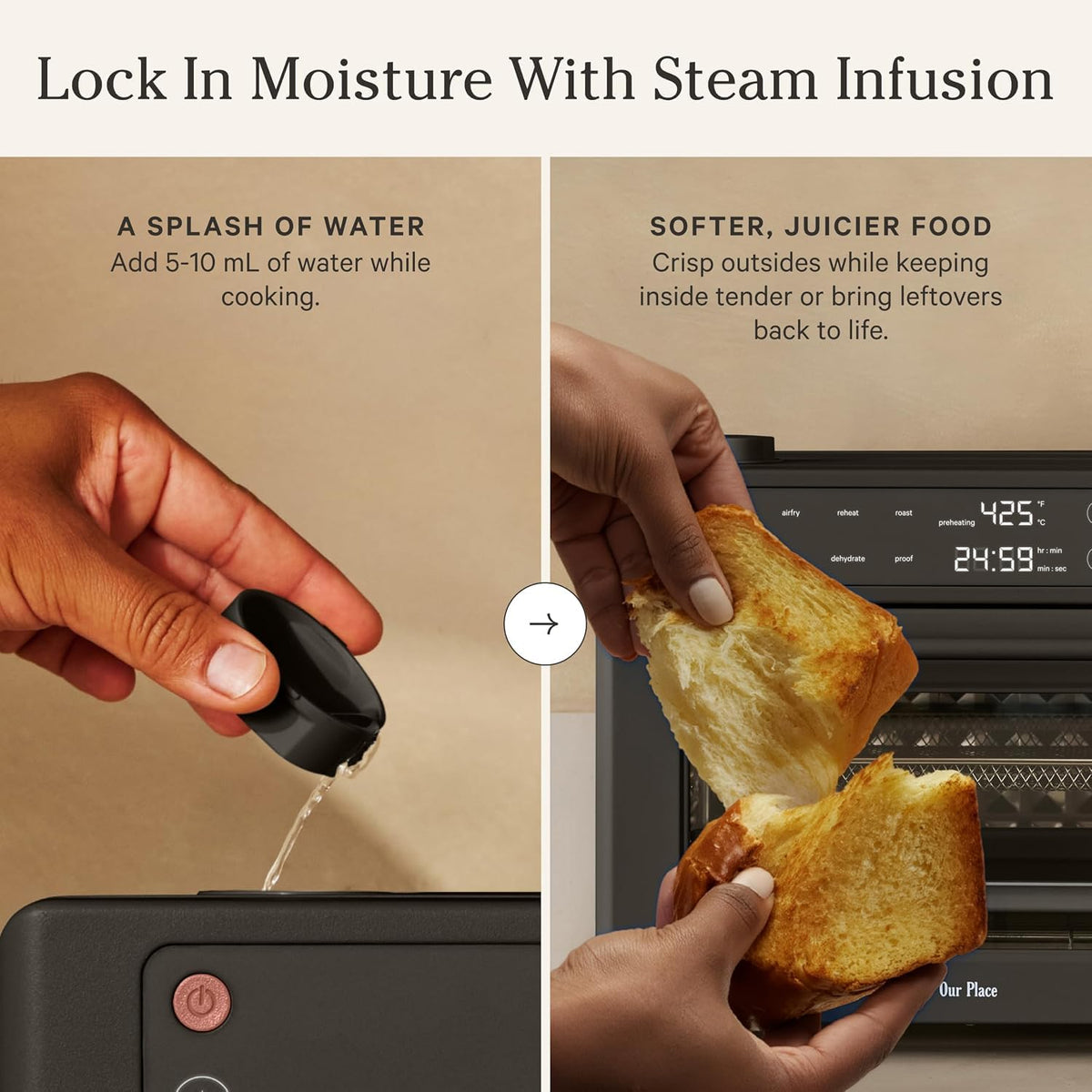 Our Place Our Place Wonder Oven Pro 8-in-1 Digital Air Fryer & Countertop Oven, Char