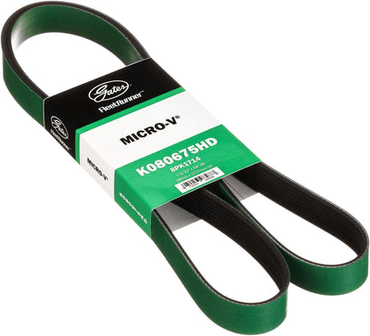 Gates K080675HD FleetRunner Micro-V Serpentine Drive Belt