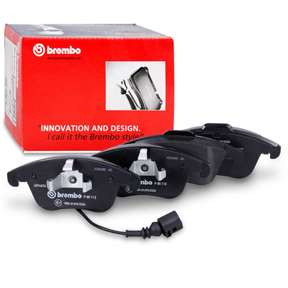 BREMBO P85112 Brembo P85112 Low-Met Front Disc Brake Pad Set AUDI/AUDI (FAW)/SEAT/VW/VW (SVW) OE# 5N0698151