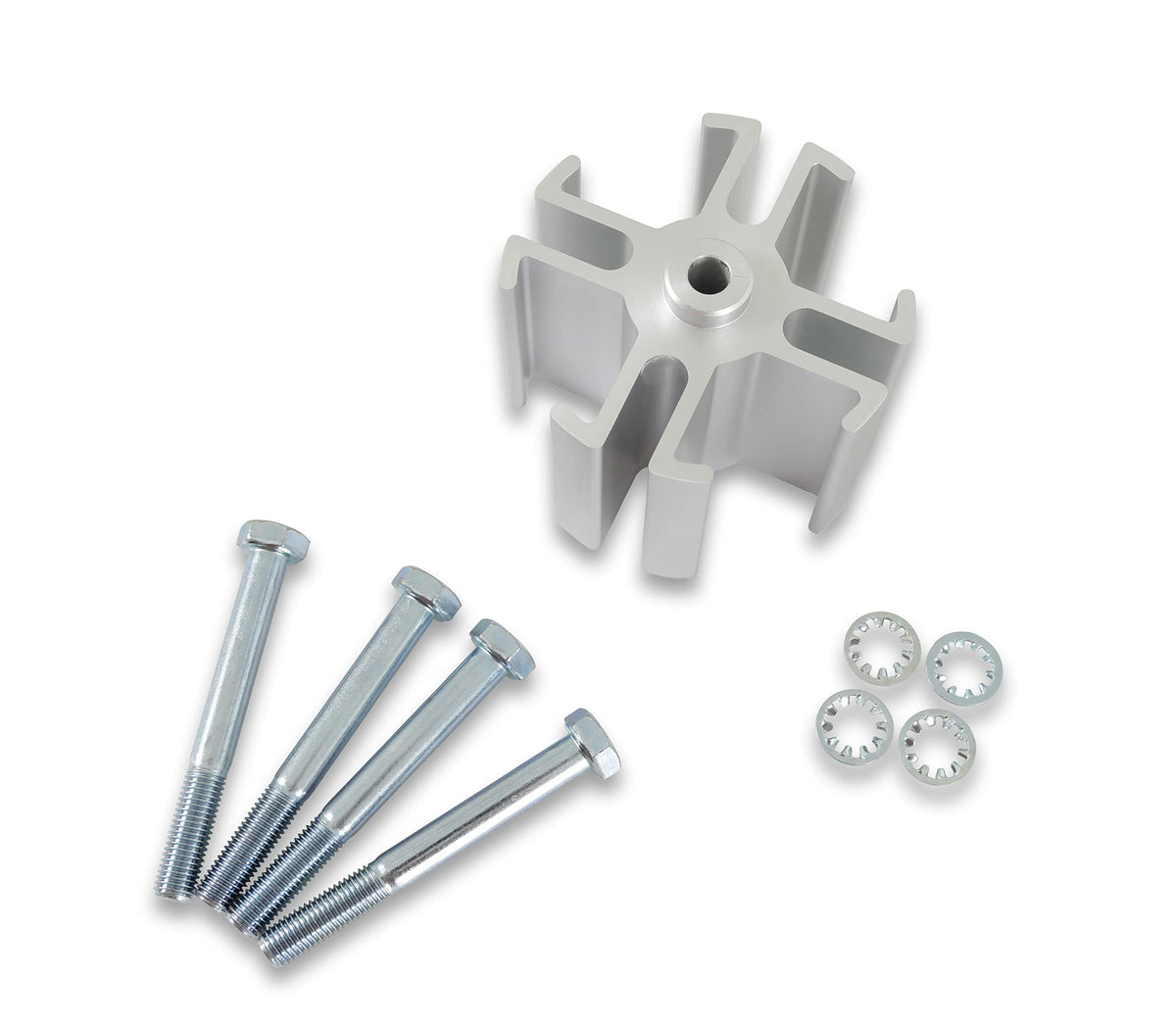 MR GASKET 2393 Mr. Gasket Fan Spacer Kit 2" Gm/Ford, Silver