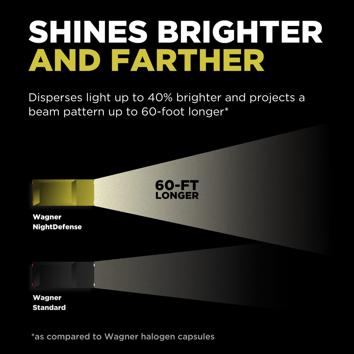 WAGNER BPH3TVX2 Wagner NightDefense BPH3ND2 Multi-Purpose Light Bulb Card of 2