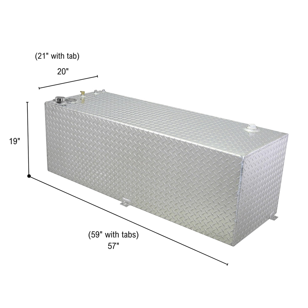 RDS MFG INC 71791 RDS MFG INC 71791 Rectangular Transfer Liquid Tank - 91 Gallon Capacity
