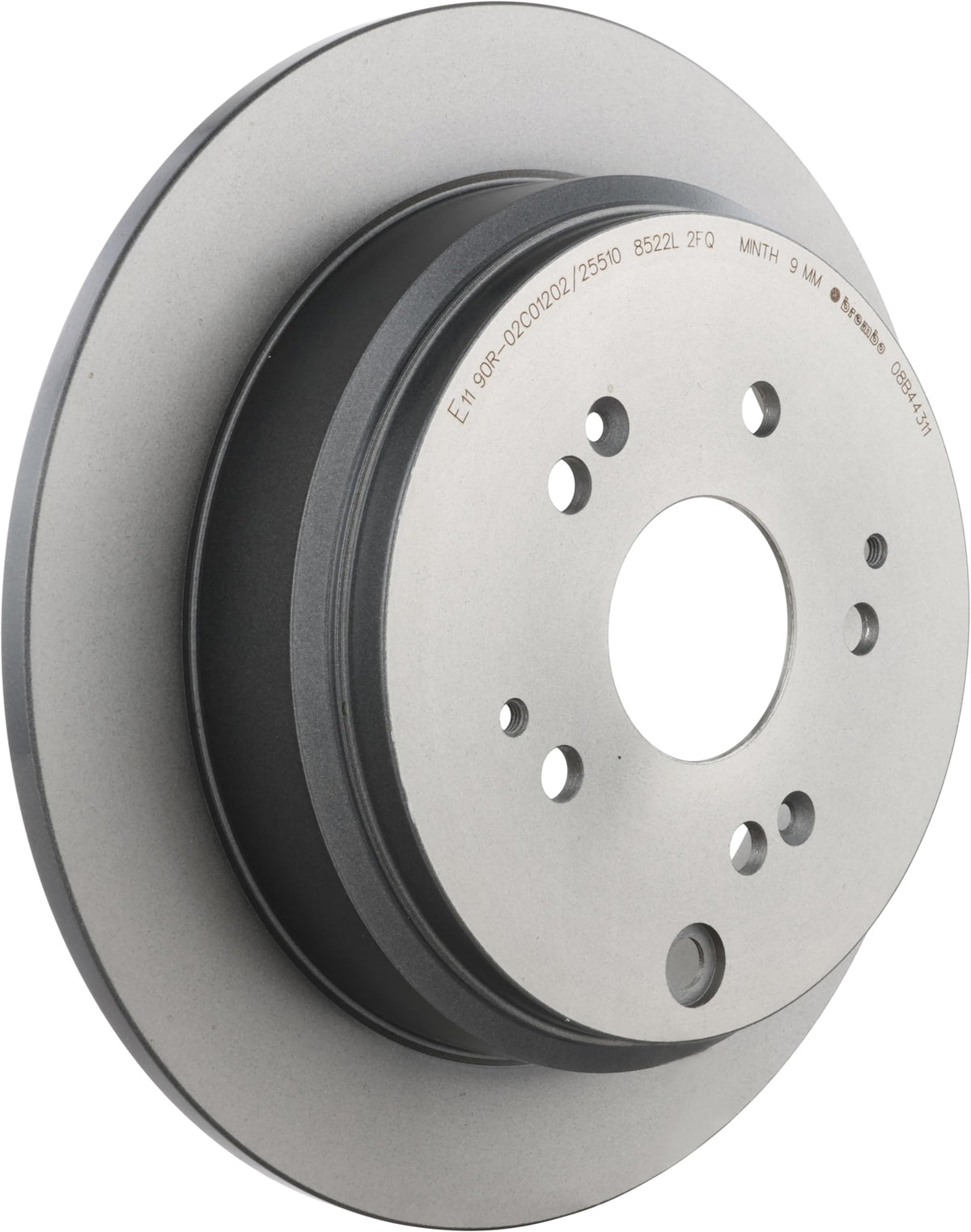 BREMBO 08B44311C02 Brembo 08.B443.11 UV Coated solid Rear Brake Rotor HONDA OE# 42510S0XA00