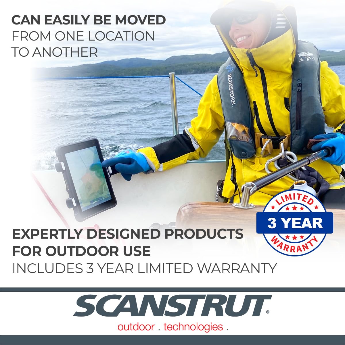 SCANSTRUT RLS-508-405 Scanstrut RLS-508-405 ROKK Mini for Tablet with Suction Cup Base
