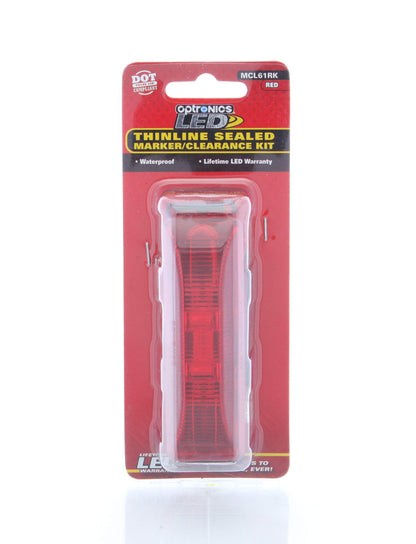 OPTRONICS MCL70RS Optronics MCL61RK LED Marker/Clearance Light Kit, Red
