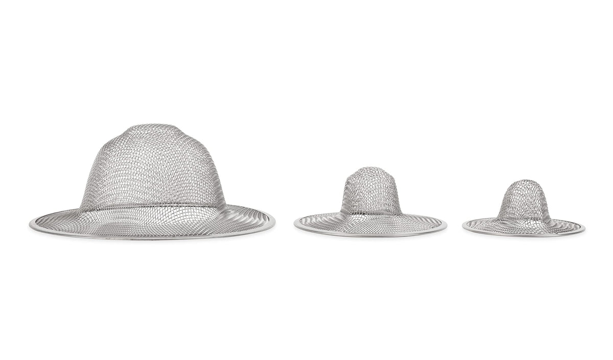 CAMCO 42273 Camco Sink and Shower Drain Strainers | Designed to Keep Food and Hair Out of Plumbing | 3-Pack (42273)