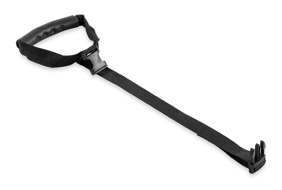 CAMCO 55001 Camco 55001 Durable Storage Strap with Carrying Handle for Electrical Cords- Neatly Organizes Wires, Extension Cords and More For Toting and Storing , Black