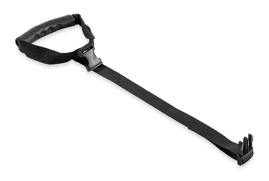CAMCO 55001 Camco 55001 Durable Storage Strap with Carrying Handle for Electrical Cords- Neatly Organizes Wires, Extension Cords and More For Toting and Storing , Black