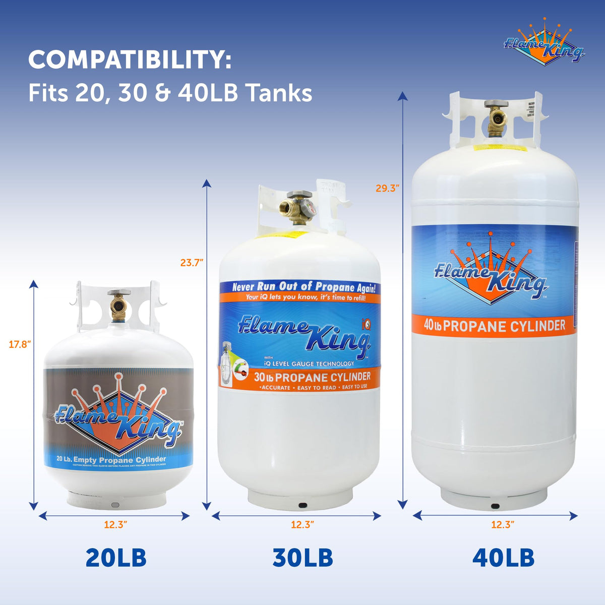 FLAME KING YSNPBS Flame King YSNPBS Propane Cylinder Base Stabilizer, Fits 20lb, 30lb, and 40lb Tanks, Black
