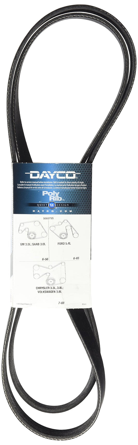 DAYCO 5060795 Dayco 5060795 97-10 NUMEROUS APPLICATIONS