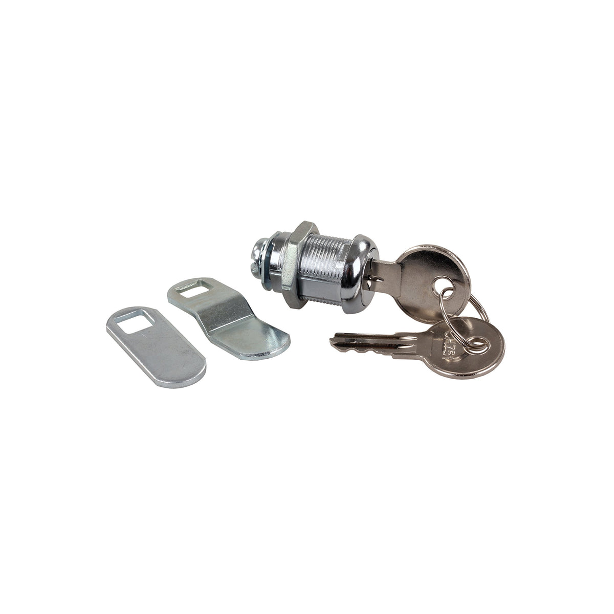JR PRODUCTS 00315 JR Products (00315) 7/8" Standard Compartment Door Key Lock,Silver