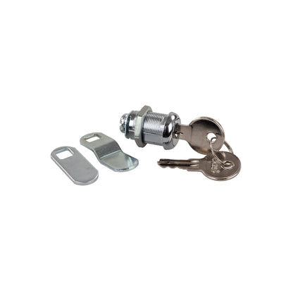 JR PRODUCTS 00315 JR Products (00315) 7/8" Standard Compartment Door Key Lock,Silver