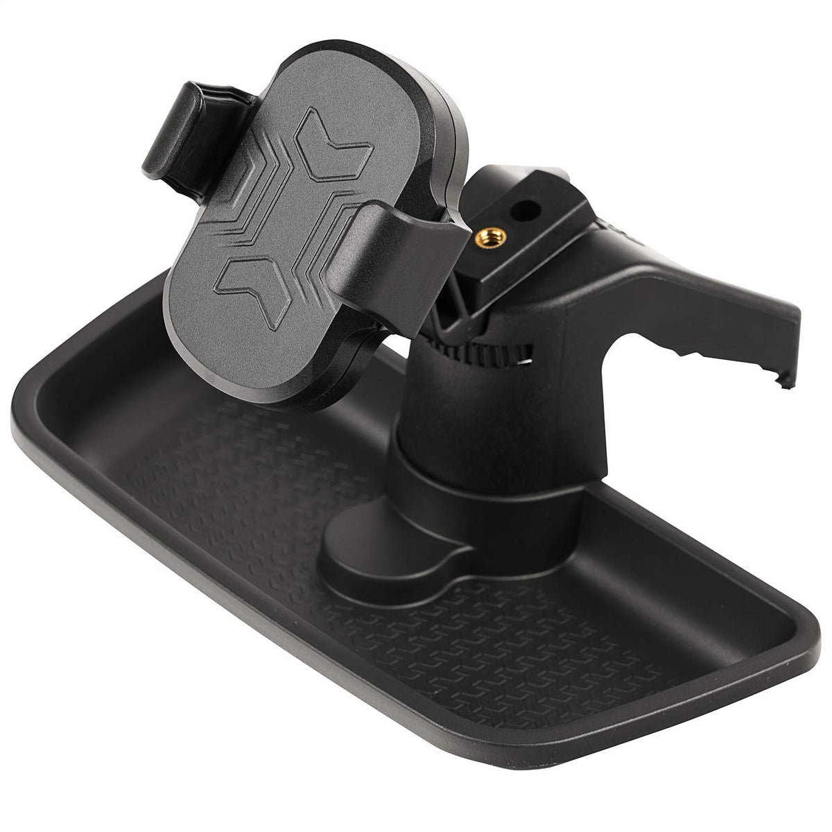 RUGGED RIDGE 13551.34 Rugged Ridge Multi-Mount Charging Phone Kit for Jeep Wrangler JK | Thermoplastic Olefin (TPO), Black | 13551.34 | Fits 2011-2018 Jeep Wrangler JK