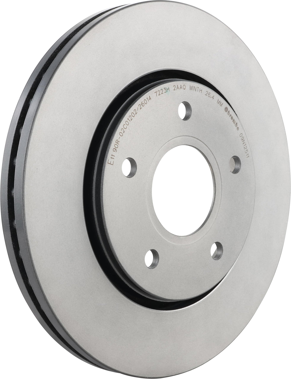 BREMBO 09N12511C02 Brembo 09.N125.11 UV Coated vented Front Brake Rotor CHRYSLER/DODGE/FIAT/VW OE# 68032944AA