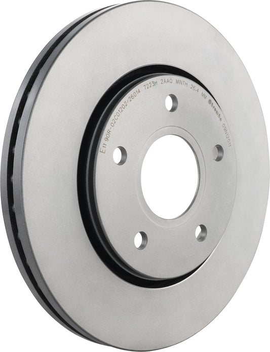 BREMBO 09N12511C02 Brembo 09.N125.11 UV Coated vented Front Brake Rotor CHRYSLER/DODGE/FIAT/VW OE# 68032944AA