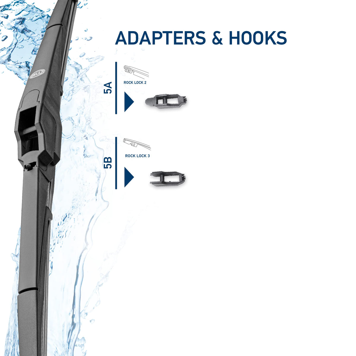 HELLA 358112921 Hella OE Quality 12 Inch All Seasons Streak-Free Rubber Rear Wiper Blade fits select Domestic, Asian and European vehicles / 9XW398114012T