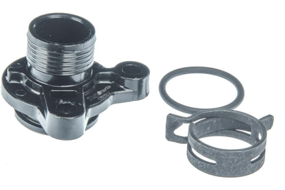 URO Parts 11537545890-K Coolant Hose Connector, Metal Connector vs OEM Plastic