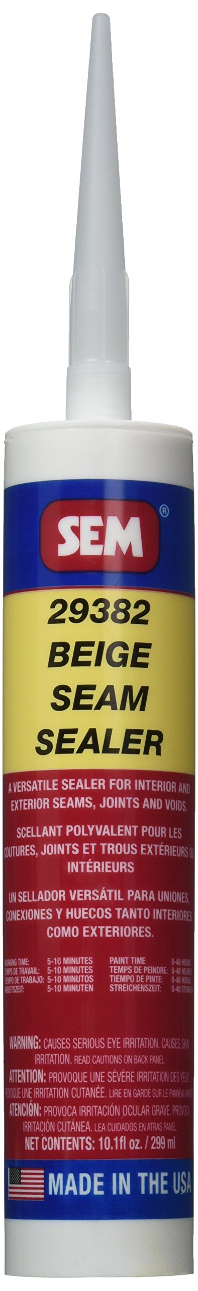 SEM PRODUCTS 29382 SEM 29382 Beige Seam Sealer - 10.1 fl. oz.