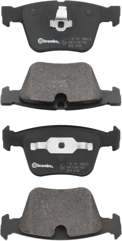 BREMBO P50116 Brembo P50116 Low-Met Rear Disc Brake Pad Set MERCEDES-BENZ OE# A1644202420