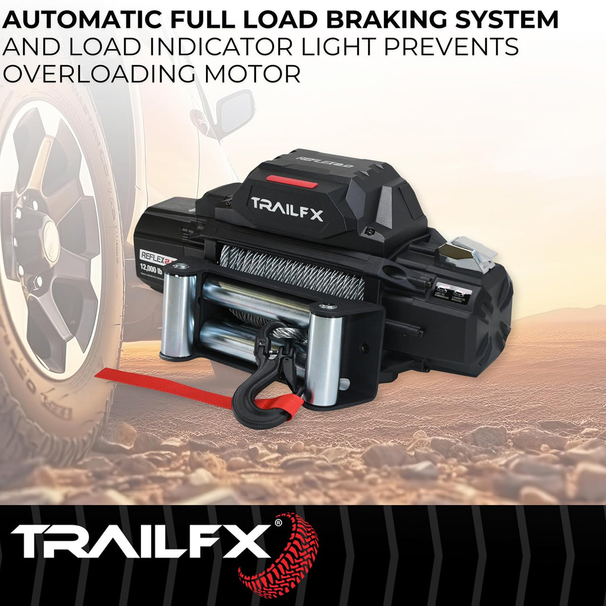 TRAILFX WR212B Trailfx WR212B REFLEX 2.0 WINCH 12K WIRE