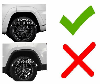 Husky Liners 58111 Husky Liners - Front Mud Guards – 2011-2021 Jeep Grand Cherokee w/OEM Fender Flares, Front Set - Black, 2 Pc – 58111