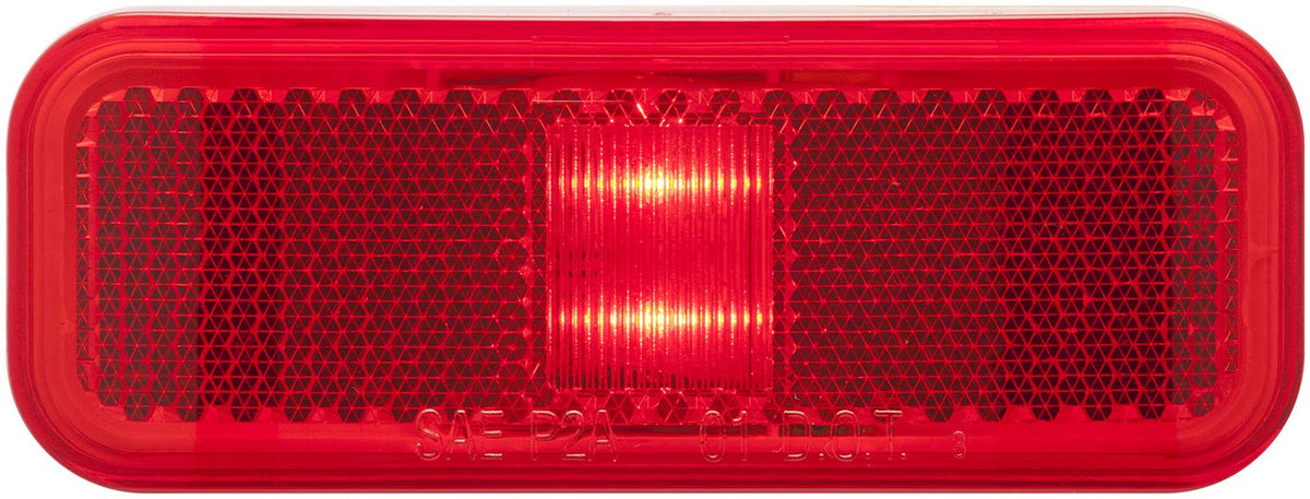 OPTRONICS MCL40RBP Optronics MCL40RBP LED MARK;RECT;2 DIODE;2WIRE;RED;PLY