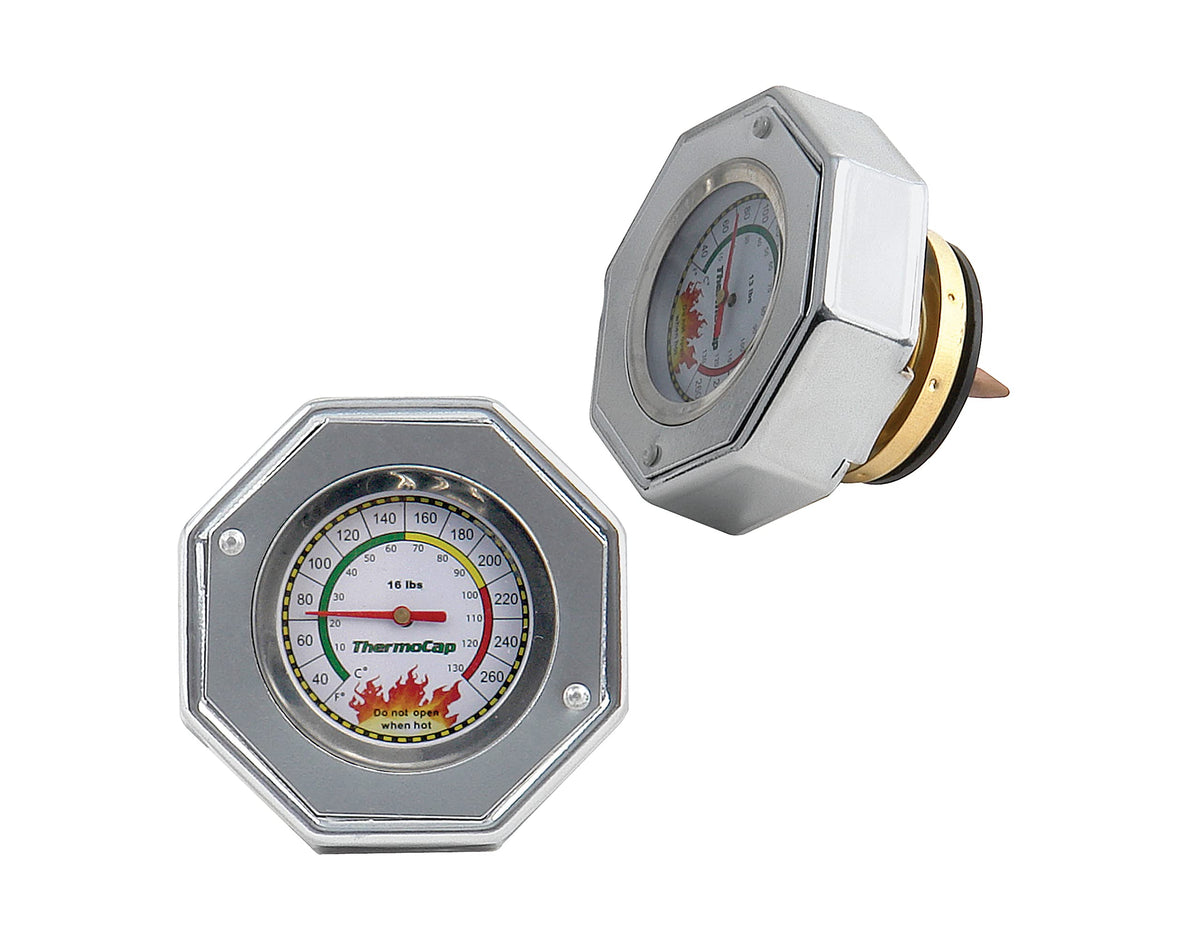 MR GASKET 2471S Mr. Gasket 2471S Domestic Thermocap 16 Psi-Silver