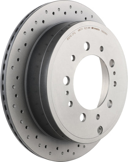 Brembo 09.D618.1X Xtra UV Coated vented drilled Rear Brake Rotor