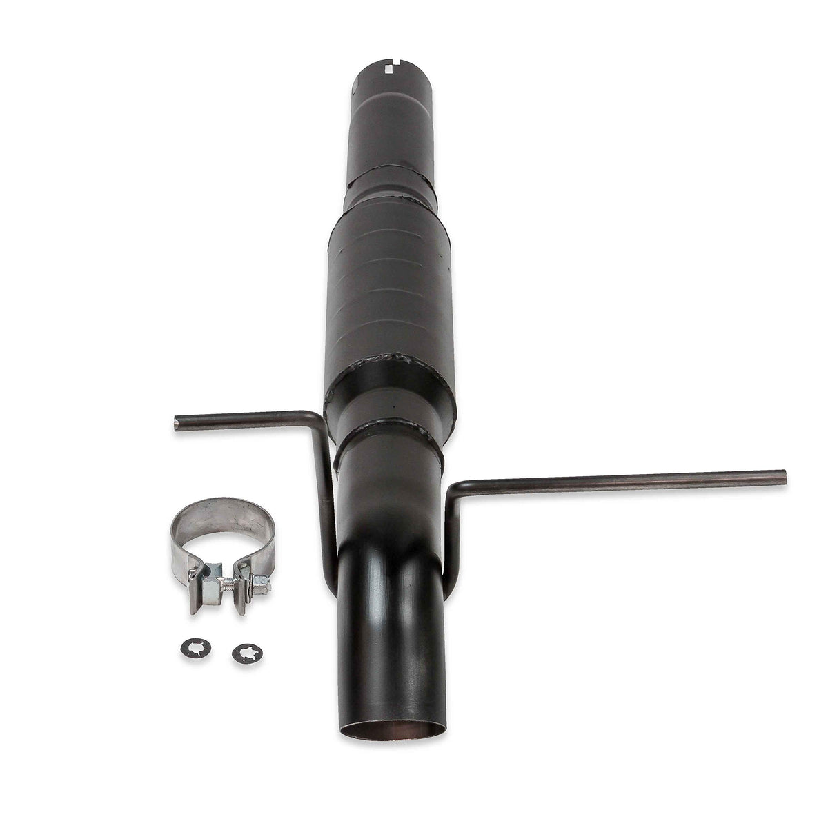 FLOWMASTER 817916 Flowmaster 817916 Outlaw Extreme Cat-Back Exhaust Kit 3 Inch 409 Stainless Steel Black Single Dump Style Turndown Compatible with 2014-2019 Classic Body Chevy Silverado GMC Sierra 1500 4.3L 5.3L
