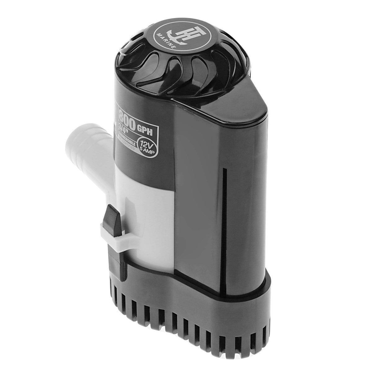 T-H MARINE BE-PL-57422-DP T-H Marine Automatic Bilge Pump - 800 GPH - Submersible with Built-In Float Switch - Fits 3/4 in Hose - 13.6V DC - 8 Second Shut-Off Delay - Corrosion-Resistant Marine Pump