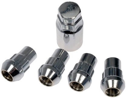 Dorman 712-328 WHEEL NUT LOCK CHROME ACORN SET M12-1.50