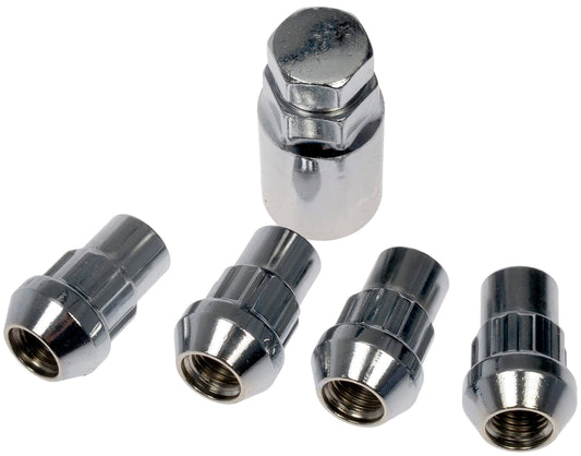 Dorman 712-328 WHEEL NUT LOCK CHROME ACORN SET M12-1.50