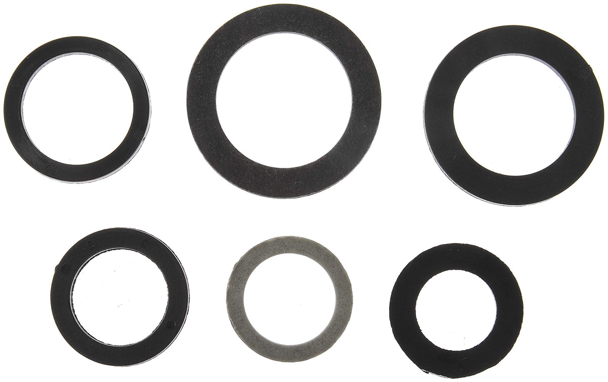 Dorman 097-833CD Fiber Oil Drain Plug Gasket Assortment, 6 Pack