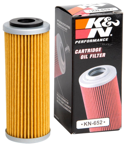 K&N FILTER KN-652 K&N Motorcycle Oil Filter: High Performance, Premium, KN-652