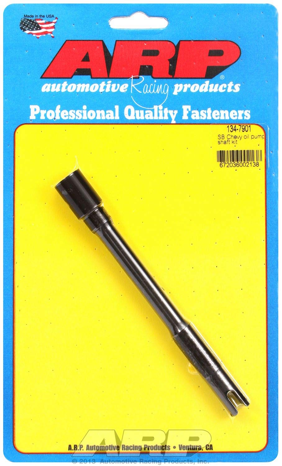 ARP 134-7901 ARP 134-7901 Oil Pump Drive Shaft, Chromoly, Compatible with Small Block Chevy, Each