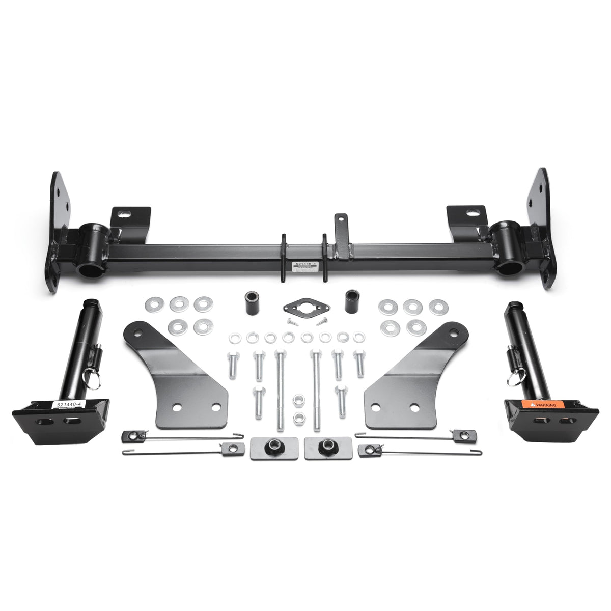 ROADMASTER 521448-4 Roadmaster 521448-4 Crossbar Style Base Plates Compatible with 2010-2017 Wrangler JK & 2018 JK Sport, Sport S, Sahara & Rubicon Models with Plastic Skid Plate | Secure Connection for Flat Towing
